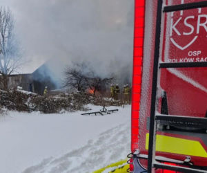 Tragiczny pożar w Ziomakach