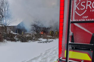 Tragiczny pożar w Ziomakach
