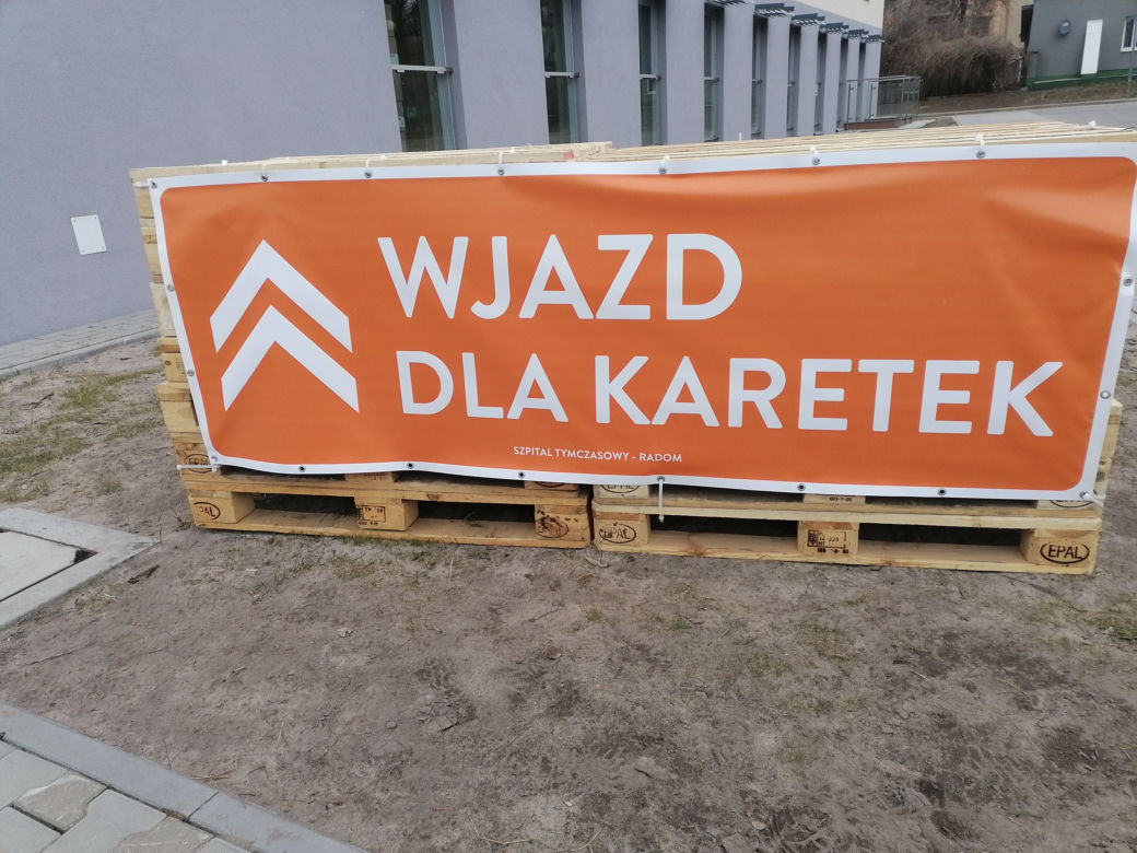 Szpital tymczasowy w Radomiu rozpoczął przyjmowanie pacjentów