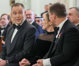 Karol Nawrocki i Radosław Sikorski w Pałacu Prezydenckim. Te miny mówią wszystko!