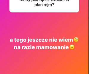 Ilona Janyst (Aneta z M jak miłość) na Instagramie o tym co się z nią stanie