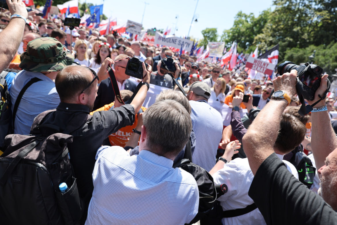 Marsz 4 czerwca. Tłumy w Warszawie