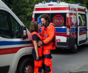 Na sygnale 4 sezon odc. 82. Martyna (Monika Mazur), Piotr (Dariusz Wieteska)