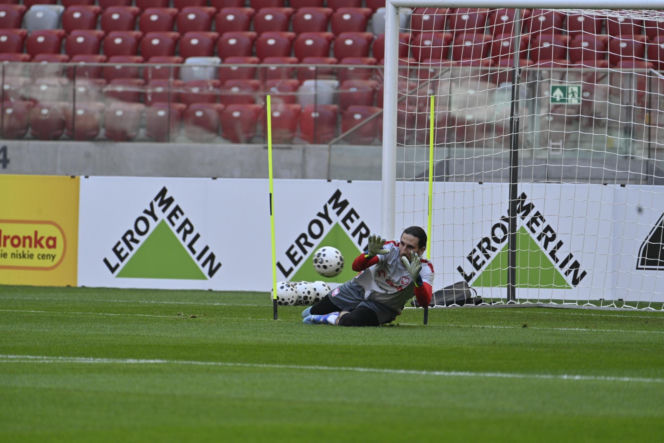 Trening reprezentacji Polski przed meczem ze Szwecją
