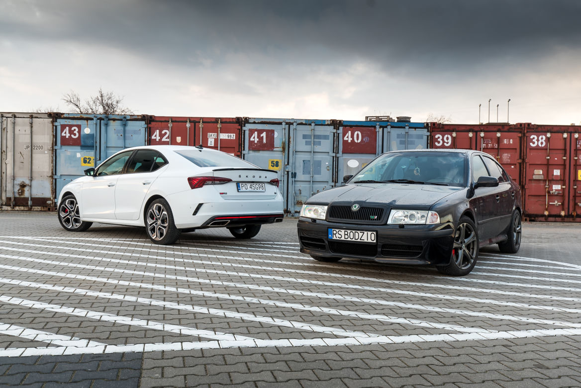 Skoda Octavia RS - pierwsza i czwarta generacja