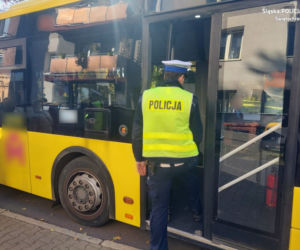 W Chorzowie i Świętochłowicach ruszyły zmasowane kontrole policji. Chodzi o maseczki w autobusach [ZDJĘCIA]