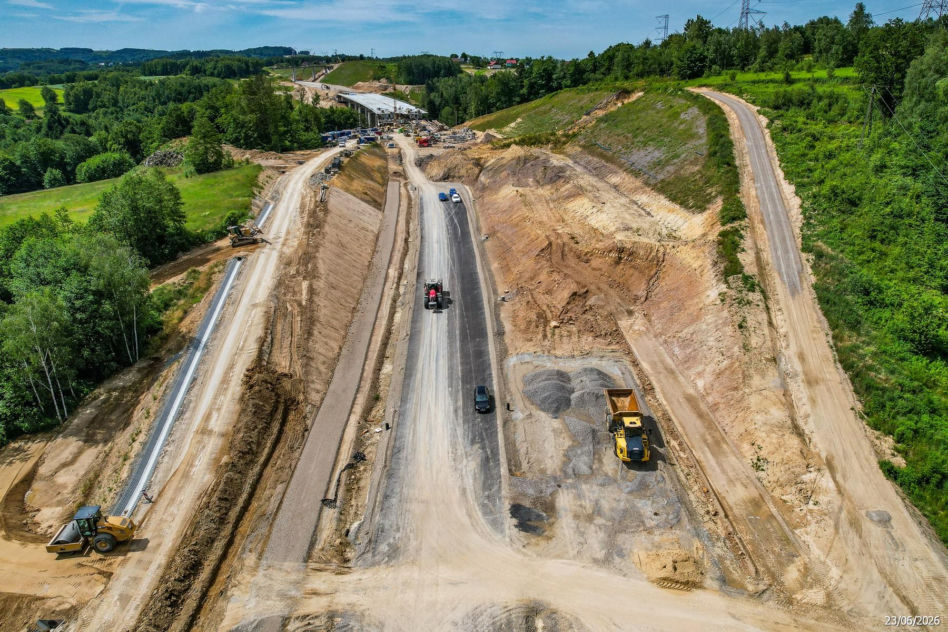 Budowa S19 - Babica Jawornik z najwyższą estakadą w Polsce