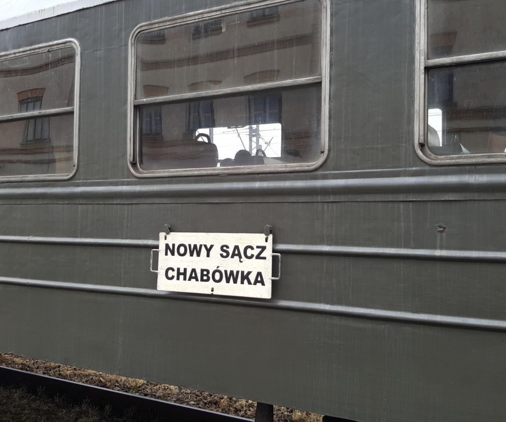 Pociąg retro pojechał z Nowego Sącza do Chabówki