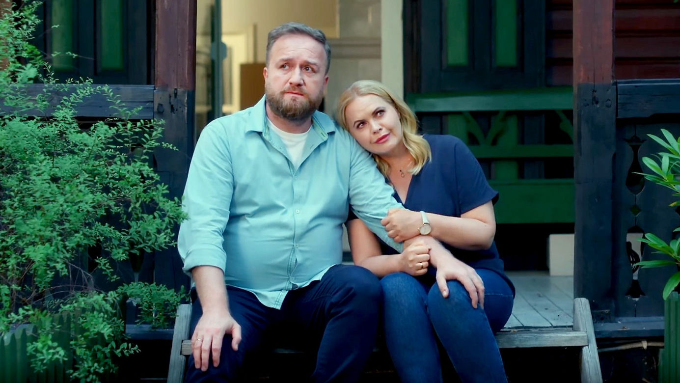 Przyjaciółki 20 odc. 236. Anka (Magdalena Stużyńska), Paweł (Bartek Kasprzykowski)