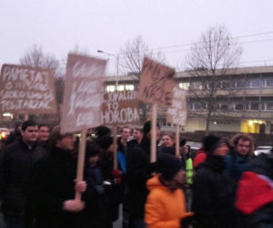 Protest studentów i studentek we Wrocławiu