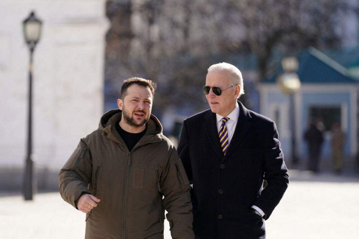 Przemówienie prezydenta Joe Bidena w Kijowie