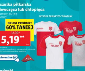 Stroje dla kibica w Lidlu