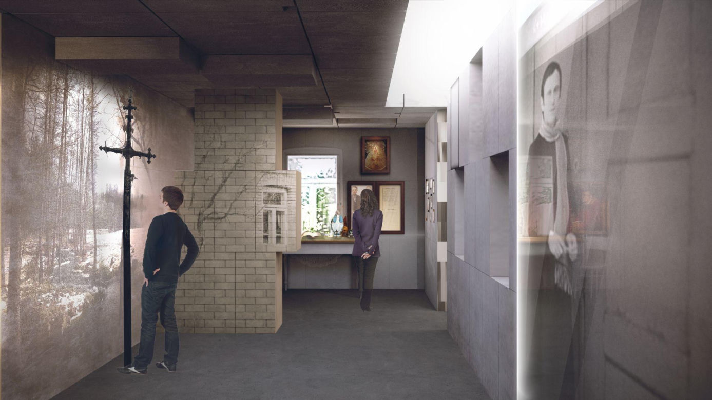 Projekt Muzeum Ks. Jerzego Popiełuszki w Okopach na Podlasiu
