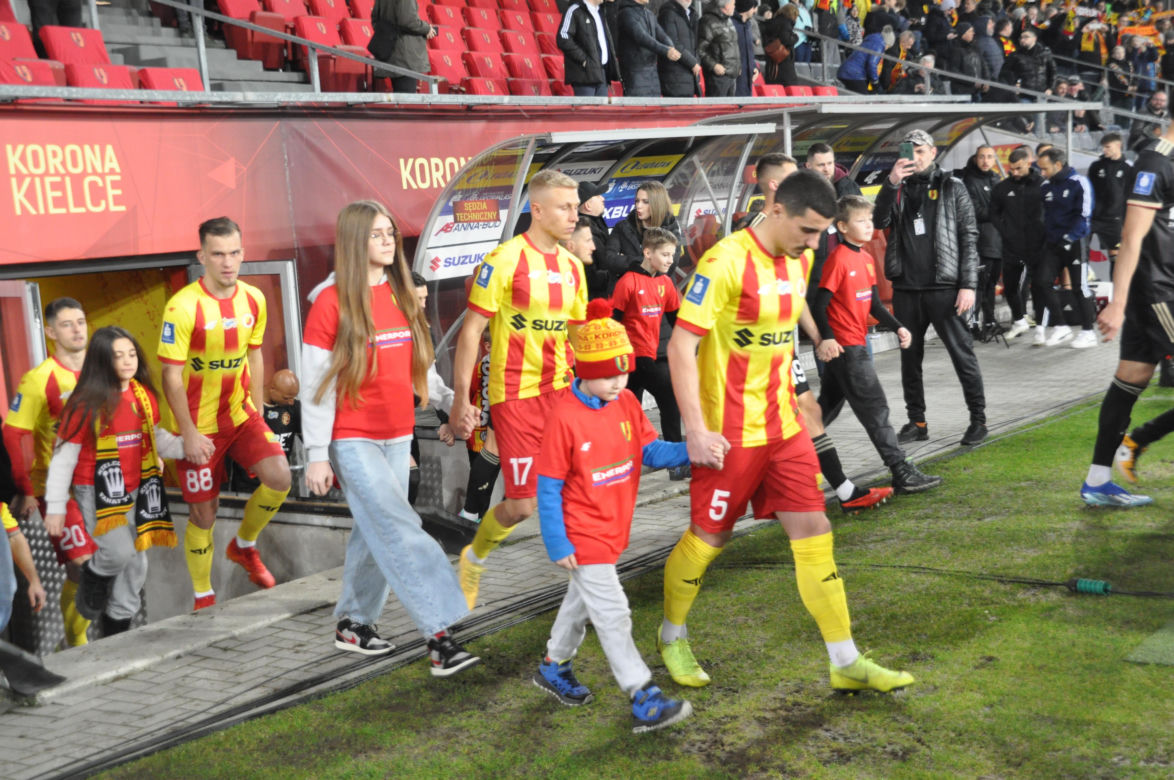 Korona Kielce - ŁKS Łódź w PKO BP Ekstraklasie. Zdjęcia z meczu