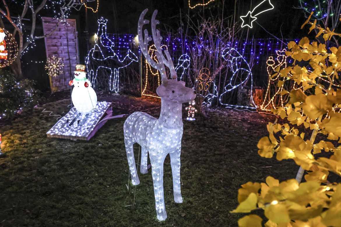 Promyk nadziei wśród szarych bloków. Ta iluminacja na osiedlu zachwyca!