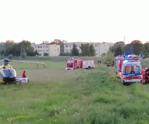 Wypadek w miejscowości Dłużec