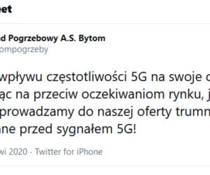 Osoby zaszczepione na COVID-19 przyjmujemy bez kolejki. Zakład Pogrzebowy A.S. Bytom znowu podbija internet zabawnymi wpisami [GALERIA]
