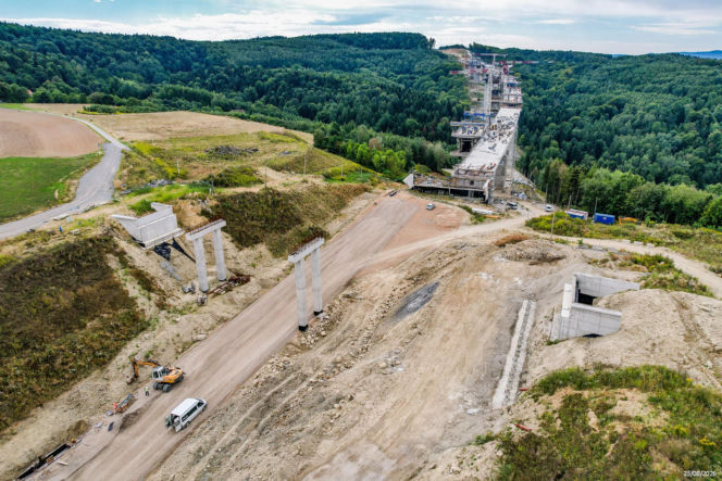 Budowa drogi S19. Najwyższa estakada w Polsce