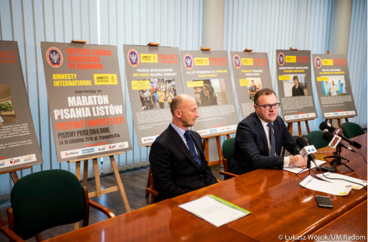 Radom dołącza do akcji Amnesty. 