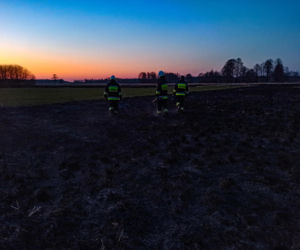 Pracowity wieczór strażaków. Płonęły i dom i trawy!