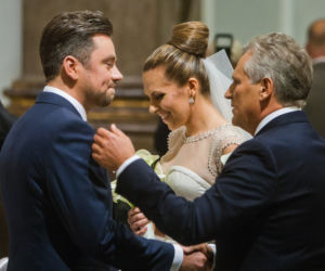 Rocznica ślubu Kwaśniewskiej i Badacha