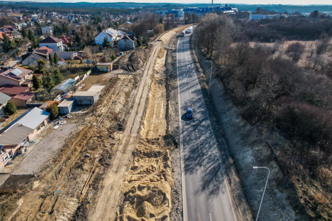 Przebudowa DK94 w Olkuszu - marzec 2026