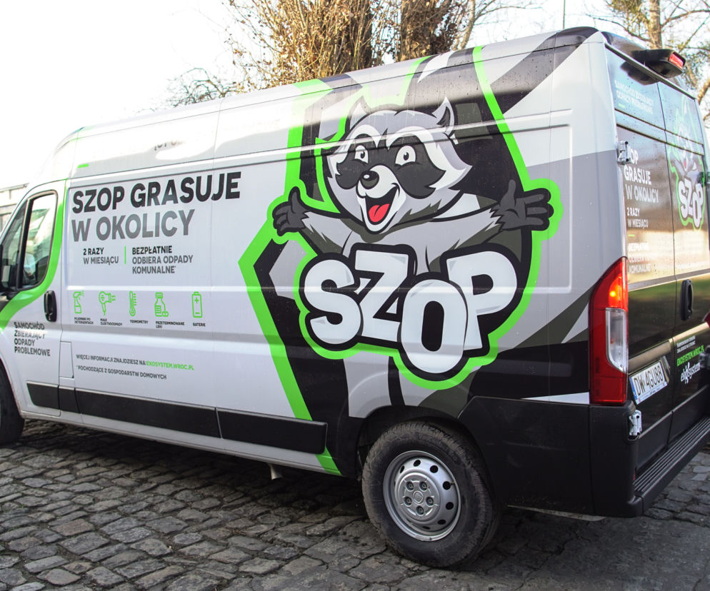 SZOPy na ulicach Wrocławia! Pomogą one w sprzątaniu problematycznych odpadów