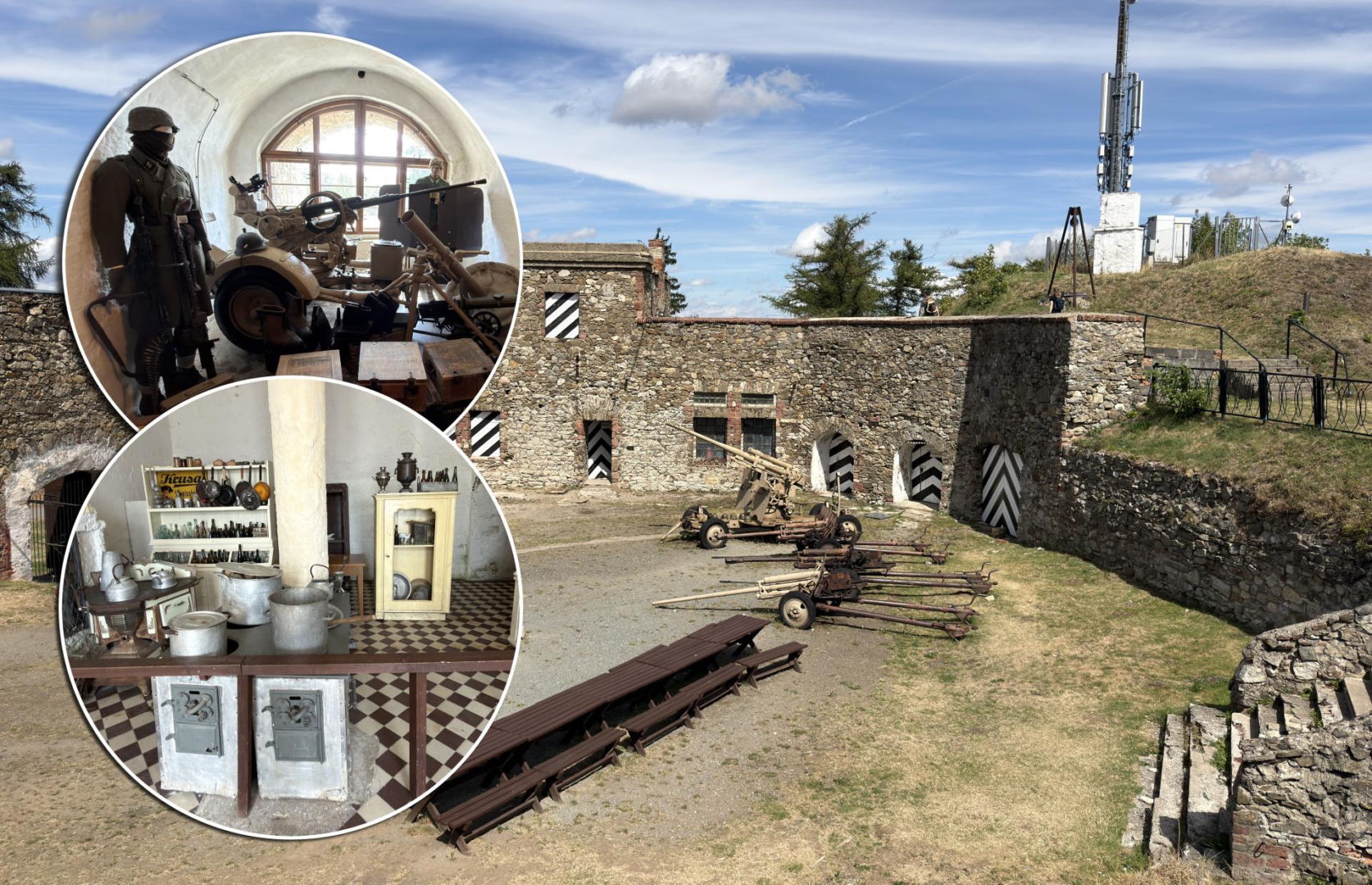 Fort Spitzberg-Ostróg. Tutaj Niemcy więzili Unruga i Giertycha