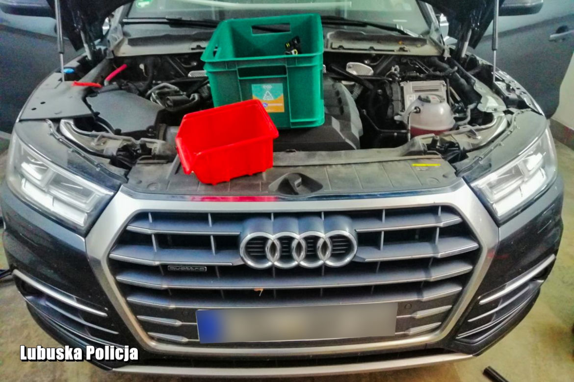 Pochodzące z kradzieży Audi Q5