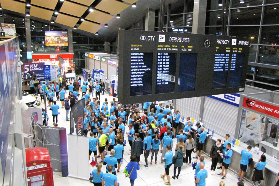 Bieg na lotnisku - Skywayrun Rzeszów 2019