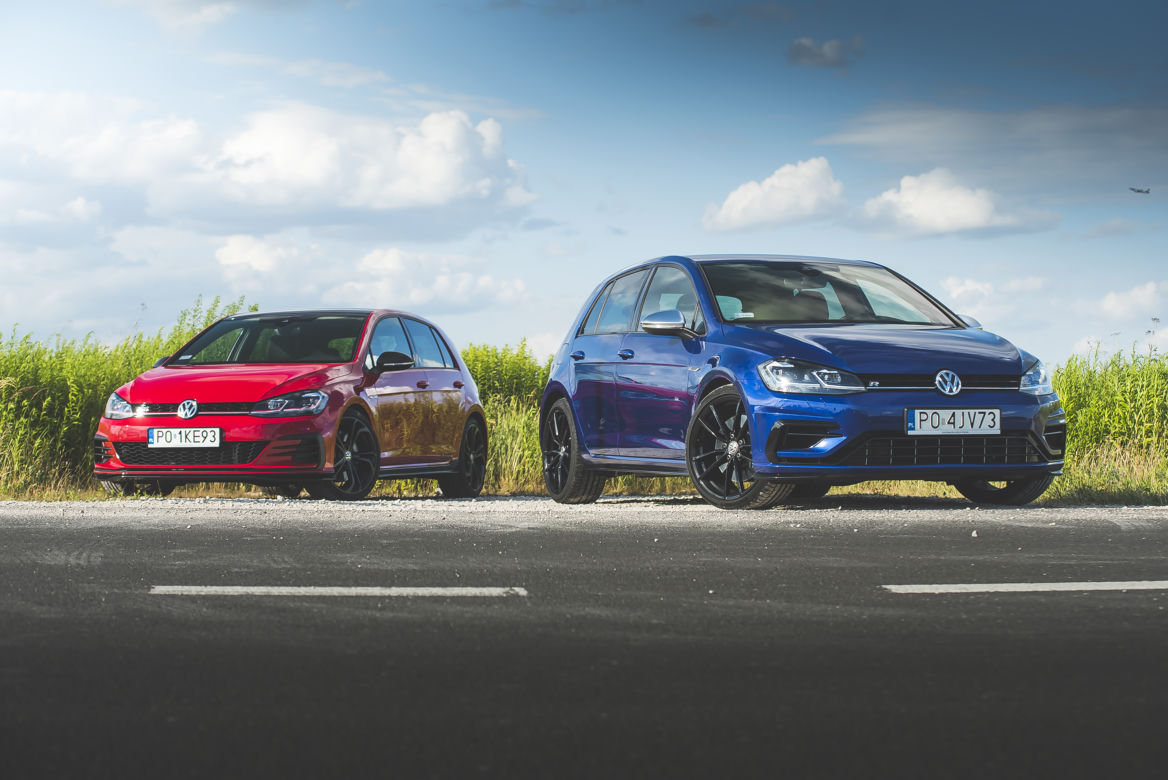Volkswagen Golf GTI TCR 5D 2.0 TSI 290 KM DSG7 vs. Volkswagen Golf R 5D 2.0 TSI 300 KM DSG7 4Motion