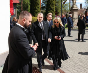 Politycy na pogrzebie Łukasza Litewki