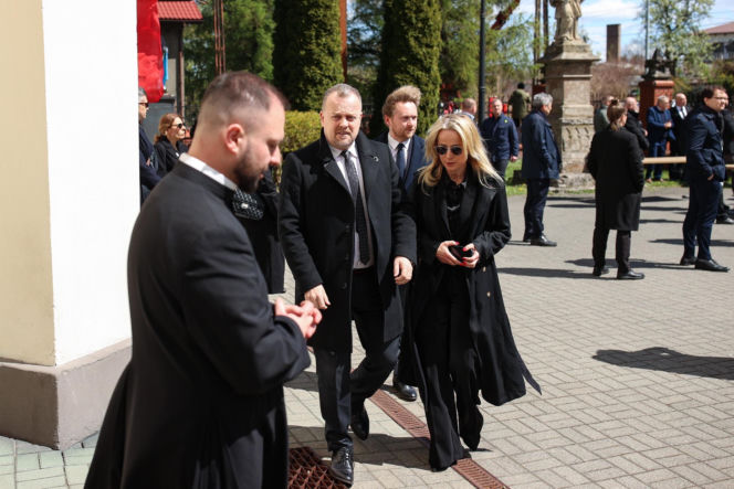 Politycy na pogrzebie Łukasza Litewki