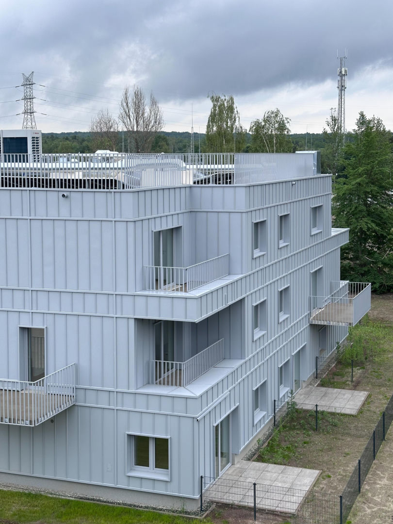Budynki TBS w Katowicach przy Kosmicznej z 2026. Projekt: Kinga Bączyk i Magdalena Orzeł-Rurańska, pracownia K3Xmore