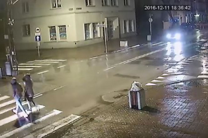 pruszków potrącenie