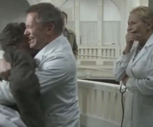 Czas honoru 6 sezon odc. 77. Otto Kirchner (Jacek Mikołajczak), Maria Konarska (Katarzyna Gniewkowska)