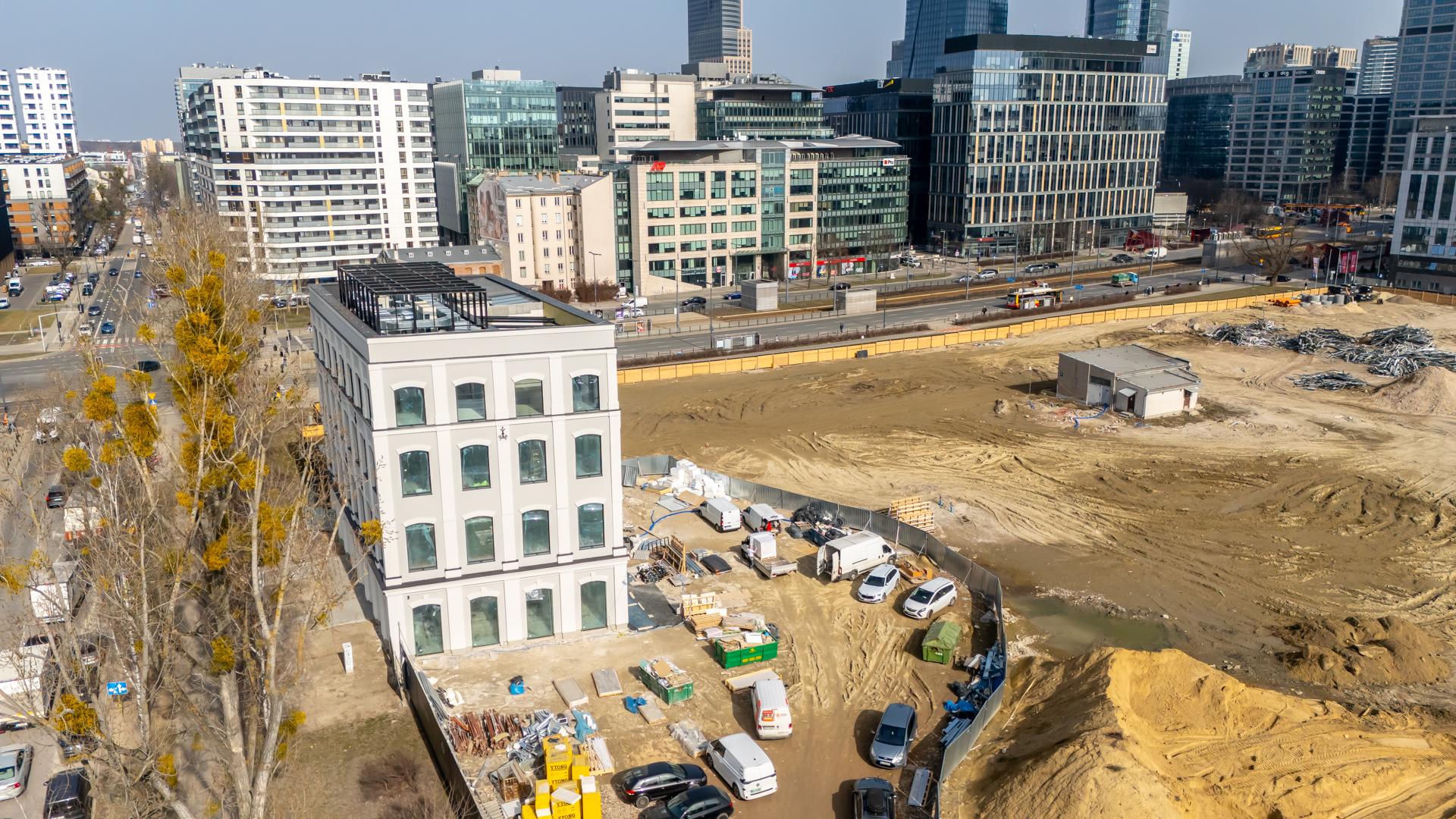 NOHO ONE w Warszawie w budowie