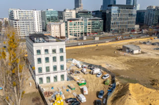 NOHO ONE w Warszawie w budowie