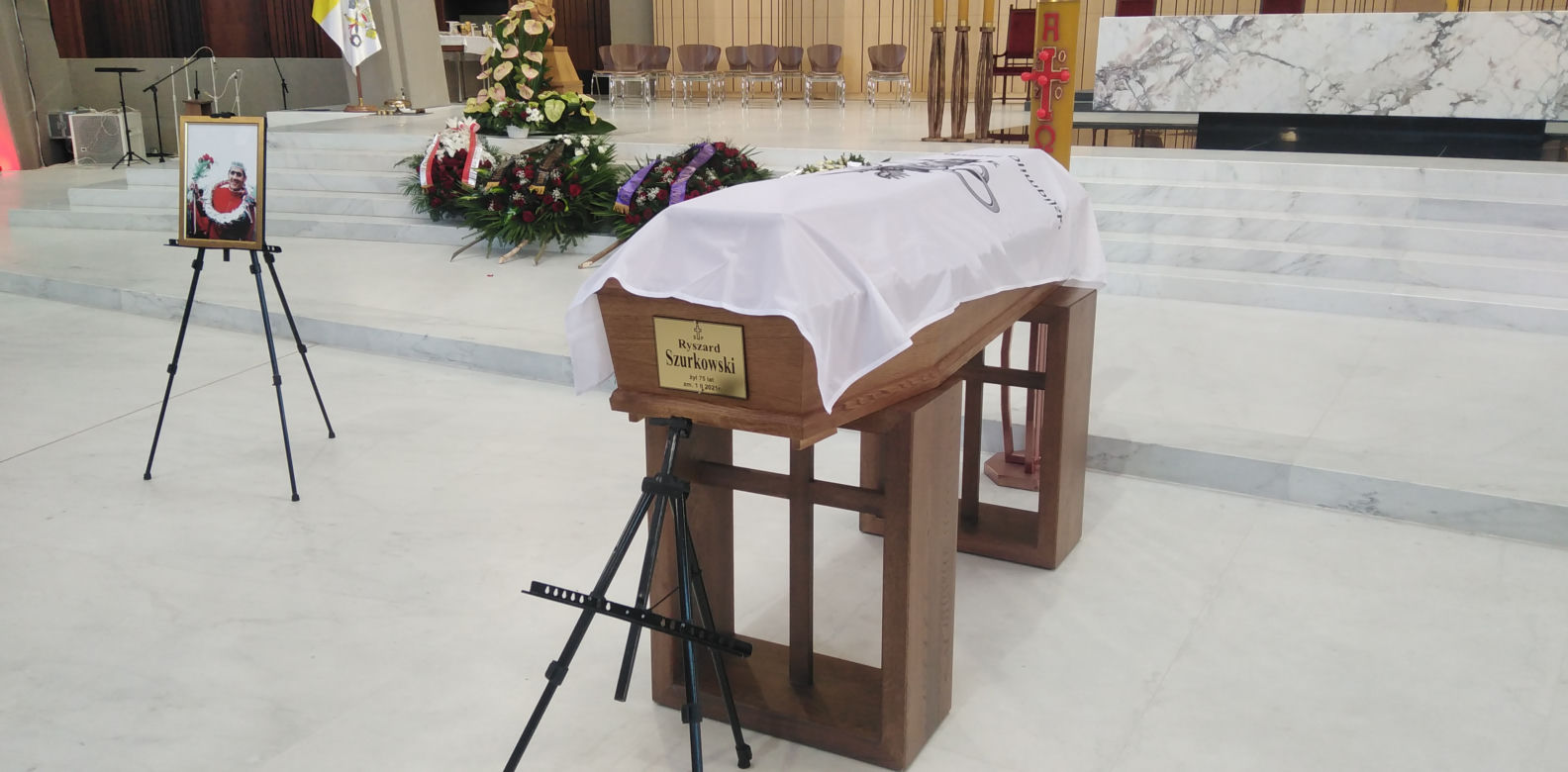 Ceremonia pożegnalna Ryszarda Szurkowskiego