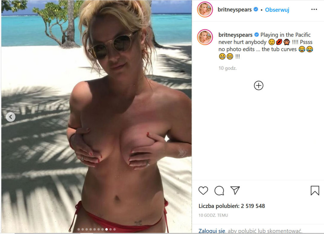 Tak zmieniały się piersi Britney Spears - galeria