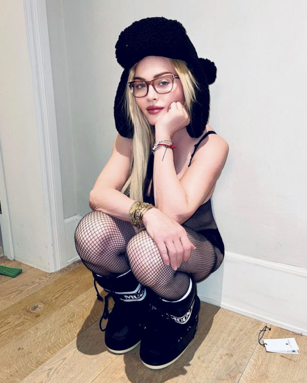 Szok! Madonna zrobiła to w wigilię! wszyscy zobaczyli gołe pośladki