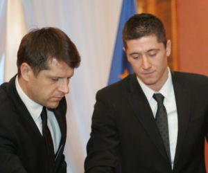 Cezary Kucharski i Robert Lewandowski