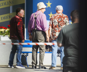 Daniel Olbrychski jak król na planie Rancza