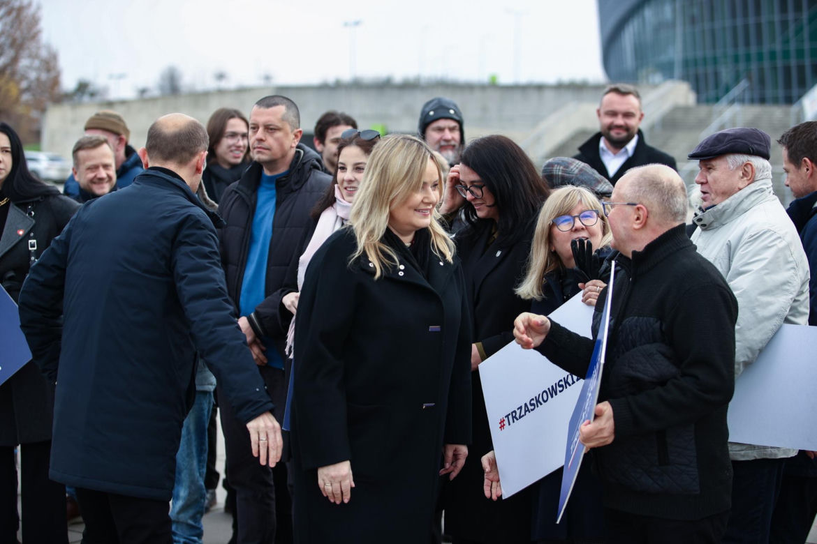 Gliwice. Wizyta Rafała Trzaskowskiego.