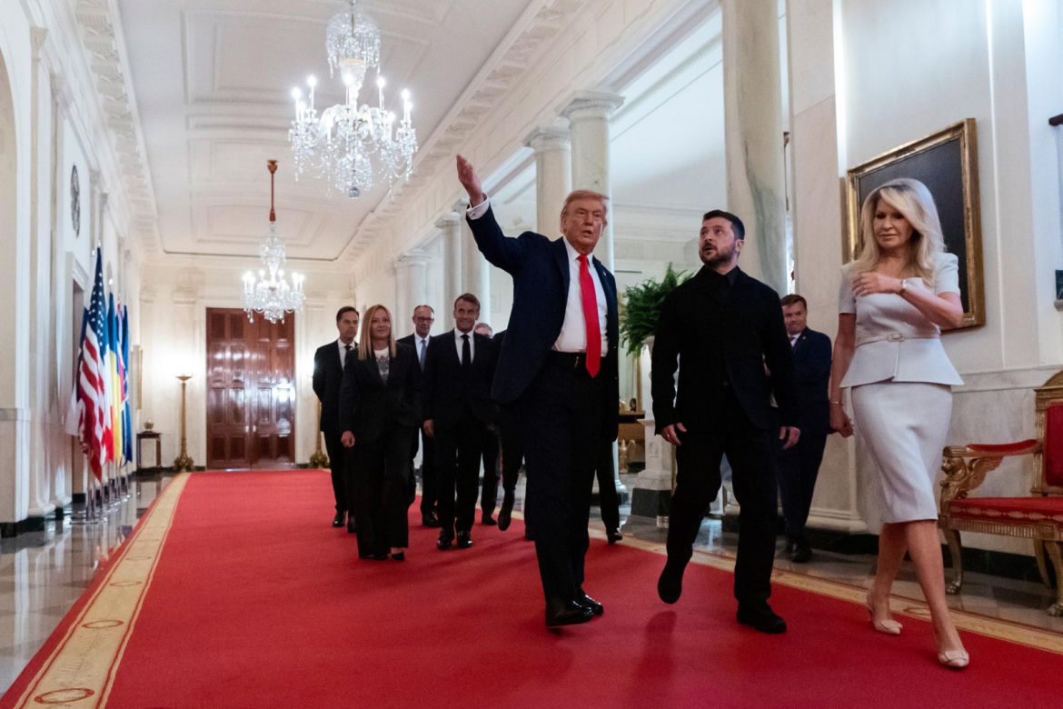 Rozmowy Trumpa z Zełenskim i liderami europejskimi w Białym Domu