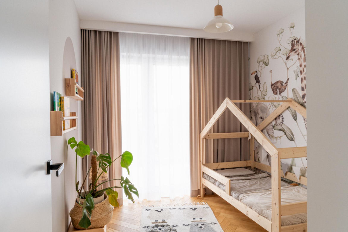 Nowoczesne mieszkanie w modnych beżach