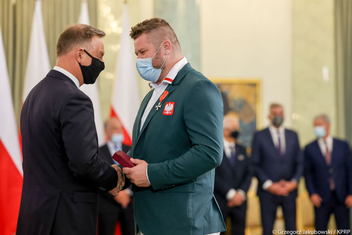 Maria Andrejczyk i Wojciech Nowicki odznaczeni przez Prezydenta RP [ZDJĘCIA]