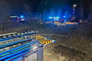 Pożar w pow. bialskim