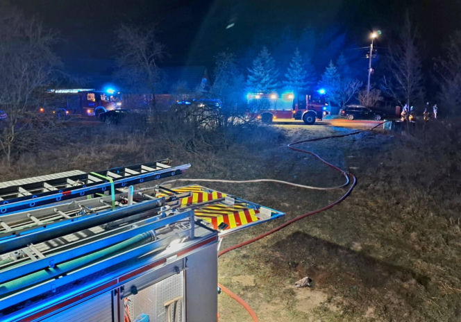 Pożar w pow. bialskim