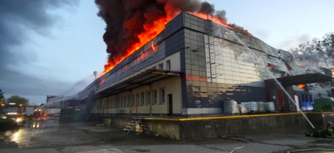Wielki pożar w Płocku (1.06.2026)